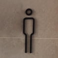 thumbnail image 4 of Letrero de baño Macarena Placa Colgante Con Símbolos Decoración Acrílica para Inodoro, 4 of 8