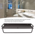 thumbnail image 3 of Shower Caddy Basket Shelf, Rustproof Rack With  Holder, Wall Mounted Shower Organizer Shelf With Towel Bar For Kitchen Bathroom Shampoo Storage, Easy To Install, 3 of 8