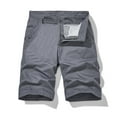 thumbnail image 2 of SwiftWear Men's Casual Cargo Shorts with Elastic Waist, Zipper & Button Pockets - Comfortable & Stylish, 2 of 3