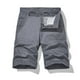 thumbnail image 1 of pstuiky Pantalones cortos para hombre, Pantalones cortos cargo casuales de moda para hombre, con bolsillos y botones, cintura elástica Pantalones cortos de golf, 1 of 3