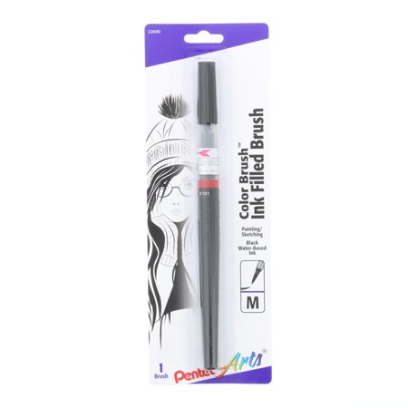 UPC: 0072512226902 | Pentel Color Brush Pen  Black  Medium