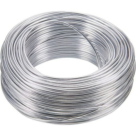 500g Aluminum Wire Silver 2.0mm; About 55m/500g