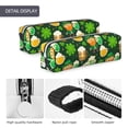 thumbnail image 4 of Naloa St Patrick's Day10 Leather Pencil Case, Makeup Pouch, Zipper Pouch for Daily Essentials, Storage Organizer, Cosmetics and Stationary Bag, 4 of 7