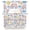 White, variant on Cute Rainbow Sun Kitchen Curtains Swag Valance and Tier Curtains Set 36 Inch Length, Rainy Simple Drawing Rod Pocket Drape Panels Pair Swag Curtains for Bathroom/Cafe/Window