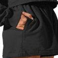thumbnail image 4 of Womens Athletic Shorts with Pockets Dance Gym Workout  Solid Color Elastic High Waist Sweatpants, 4 of 5