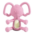 thumbnail image 1 of Mordedor con forma de elefante para bebé, juguete para la dentición, chupete para la dentición, juguete masticable de silicona para bebés, diversión, 1 of 6