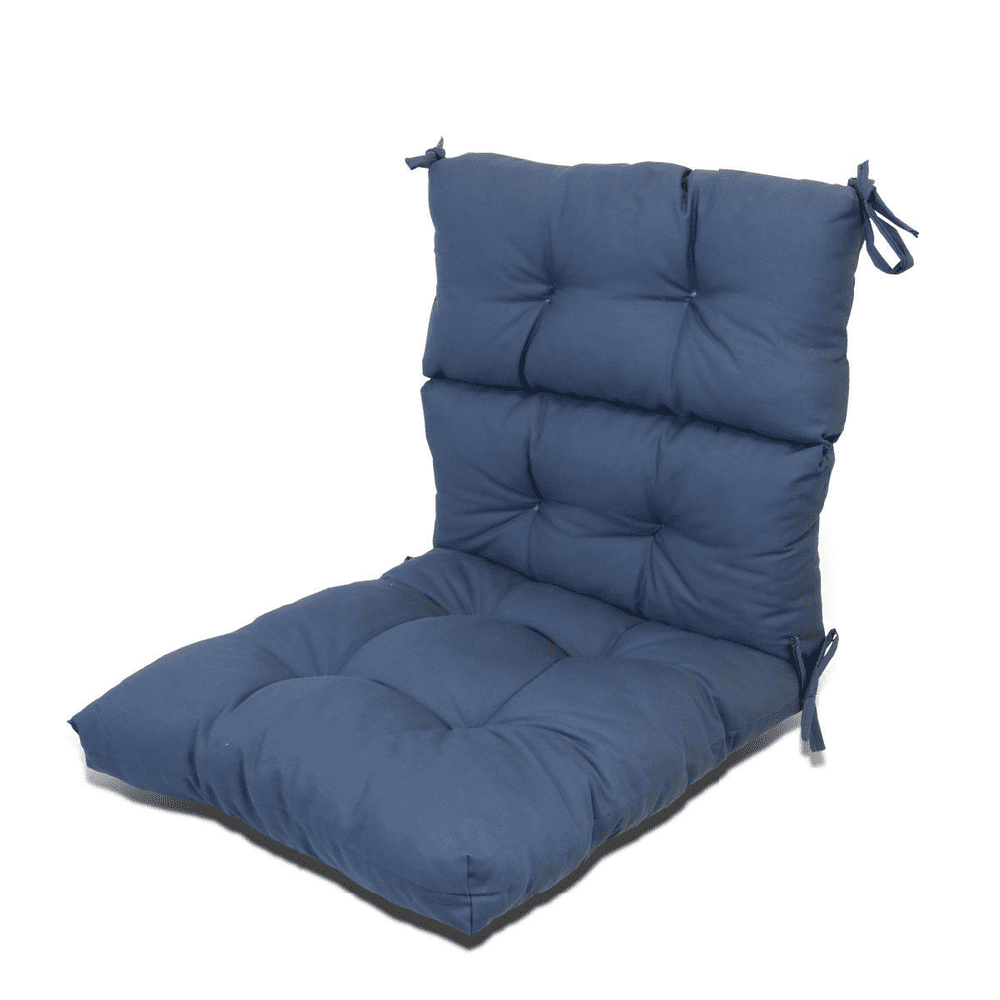 Thick Patio Garden Dining Seat/Back Chair Cushion Seat Pad Pillow Navy