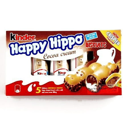 Kinder Happy Hippo Cocoa Biscuits (1 Unit Per Order) - Gourmet Christmas Gift for the (Best Christmas Cookies To Order)
