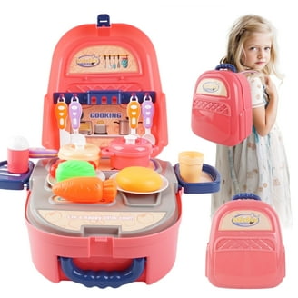 American Plastic Toys Cozy Comfort Play Kitchen with 22 Piece