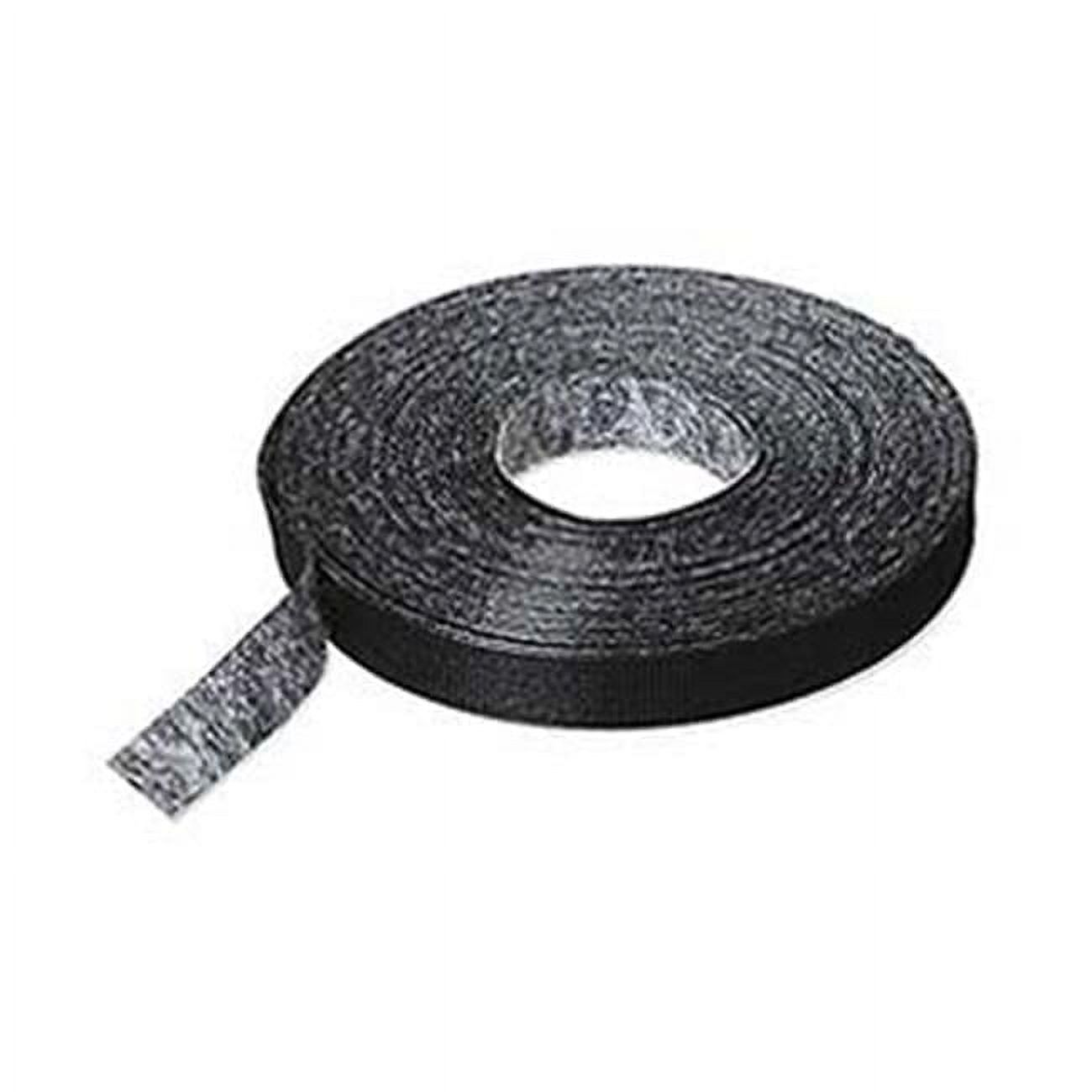 Cable Tie Wrap, 30 ft L, 3/4 in Max Bundle Dia., Black, Polyester, Polyethylene, 18 lb Strength