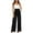 Black, variant on under $5 JINMGG Womens Plus Size Pants under $10 Women's Solid Color High-waist Loose Women's Wide Leg Pants