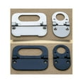 thumbnail image 3 of Manija de puerta de aluminio minimalista moderna, 5 uds., armario de zapatos negro americano, extensión de puerta de armario de ropa (blanco S), 3 of 4