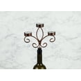 thumbnail image 3 of Chateau: Wine Bottle Candelabra, 3 of 4