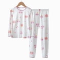 thumbnail image 5 of masbird Baby Toddler Girls Boys Funny Graphic Cotton Long Sleeve Pajamas 2 Piece Pjs Set 6-12 Months 12-24 Months 2t 3t 4t 5t 6t 7t 8t 9t Children(White,7-8 Y), 5 of 8