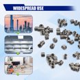 thumbnail image 4 of 100Pcs Wire Insert Thread,  Heli Coil Thread Repair Stainless Steel SS304 Thread Insert Coiled Wire Insert (M40.71.5D), 4 of 7