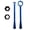 Blue, variant on Aluminum Tire Lever Wrench Tool Set Motorcycle Tire Change Set Motorbike Tyre Repair Tool Tire Removal Installation Tool