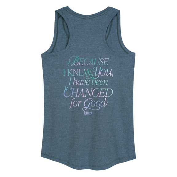 Wicked: Part 2 -  Changed For Good - Women's Racerback Sleeveless Graphic Tank Top