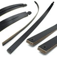 thumbnail image 6 of 60" Black Hunter Archery Takedown Recurve Bow for Adults 5 Color Choice Recurve Bow Set 20-60lbs Solid Wood Bow Riser Bow and Arrow Adult for Hunting Archery Bow LH RH, 6 of 7