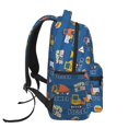 thumbnail image 3 of Balery Construction Vehicles Mochila Escolar Impresa, Mochila Ligera para Viajes Casual, Mochila Duradera y Cómoda Multifuncional, Mochila para Laptop-One Size, 3 of 5