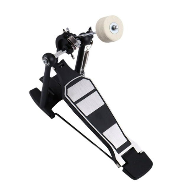 Pedal de bombo de una sola cuerda, batidor de tambor para batería electrónica para principiantes, bateristas profesionales, pedal de bombo