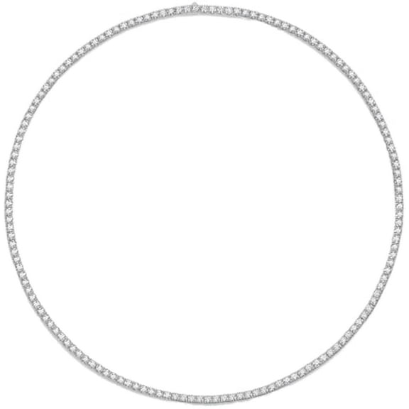 3MM Moissanite Tennis Necklace Men Leisure Moissanite Necklace Women Tennis Necklace Lab Grown Diamond Necklace Wedding Necklace for Bridal Groom Banquet Diamond Necklace