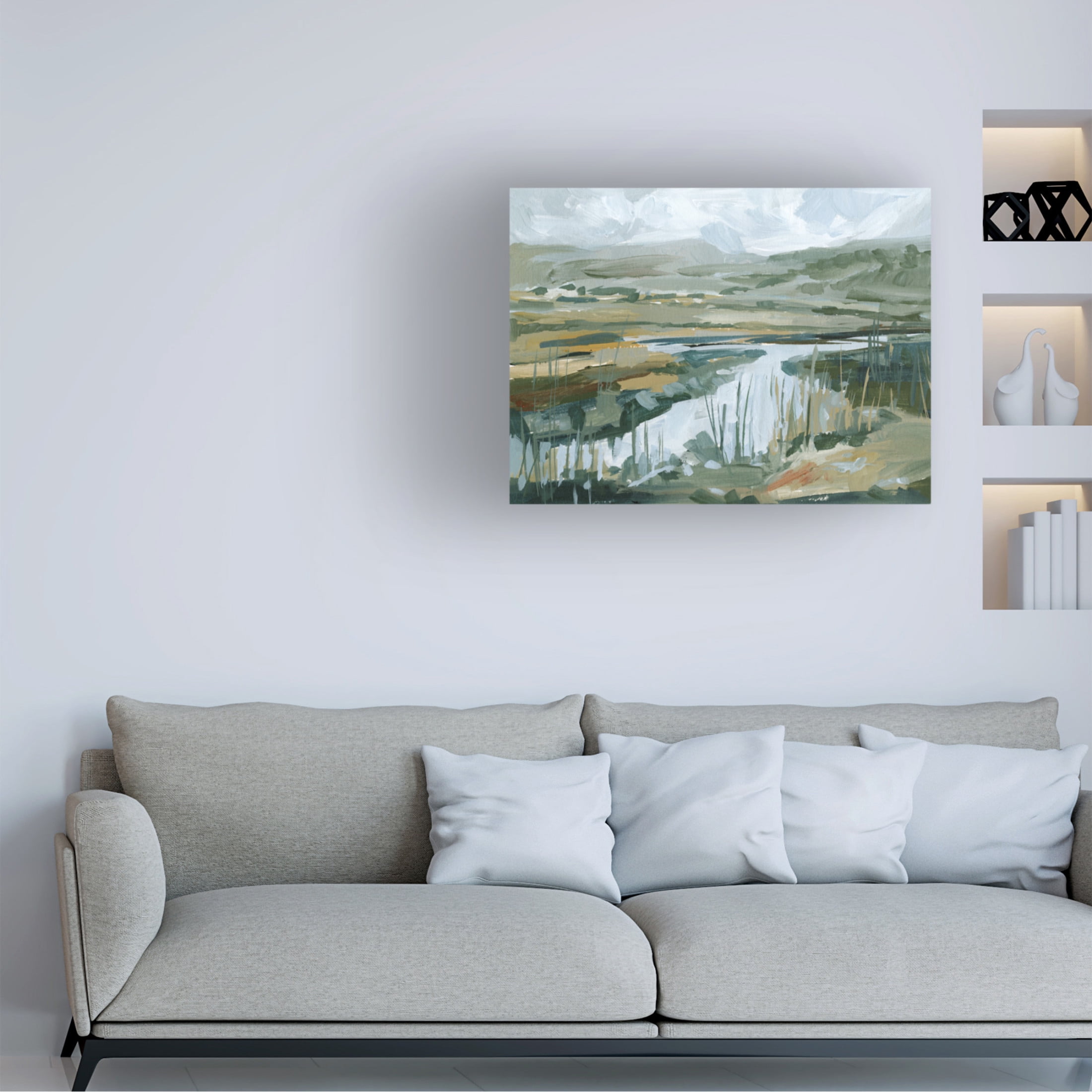 Trademark Fine Art Victoria Barnes Wetland Vista I Canvas Wall Art