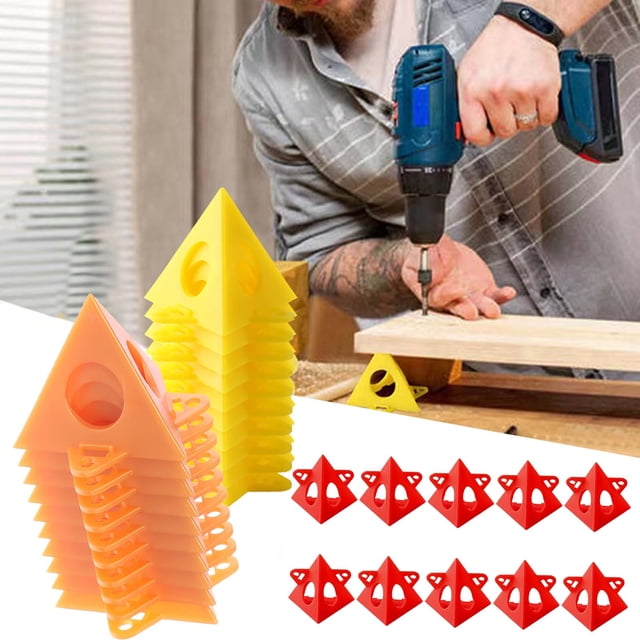 Juego de soportes de pintura en aerosol | Mini soportes de pintura antiadherentes para carpintería: sistema de bloqueo para lienzo, puertas de gabinetes, muebles, artesanías | Paquete de 10