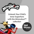 thumbnail image 2 of Miraculous Ladybug Double Face Cat Noir 6' x 9' Grey Area Rug by Well Woven, 2 of 5