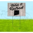 thumbnail image 1 of Born & Raised New Mexico (18" x 24") Yard Sign, Includes Metal Step Stake, 1 of 6
