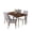 Oak 5Pcs/Set, variant on Kate Mid-Century Modern Dining Chair (Set of 2)