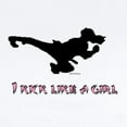 thumbnail image 2 of CafePress - I Kick Like A Girl Infant Bodysuit - Baby Light Bodysuit, Size Newborn - 24 Months, 2 of 4