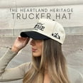 thumbnail image 4 of Heartland Heritage Hat, Vintage Inspired Embroidered Baseball Cap with Bold Lettering, Adjustable Dad Hat for Men and Women, Classic Streetwear Style Perfect for Casual Outfits, 4 of 5