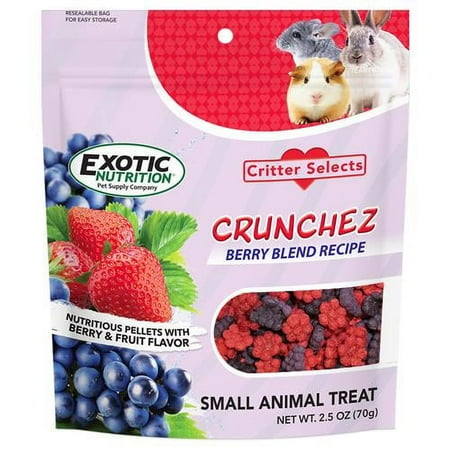 UPC: 0810012541947 | Exotic Nutrition Crunchez Berry Blend 2.5 oz.