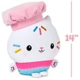 thumbnail image 3 of Gabby’s Dollhouse, 14-inch Cakey Cat Huggable Plush, 3 of 8