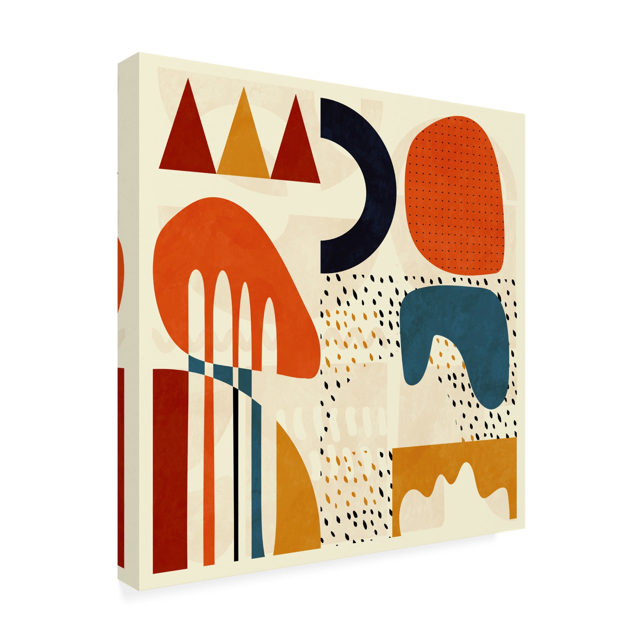 Trademark Fine Art Ana Rut Bre Quadrate Bunt2 Canvas Wall Art