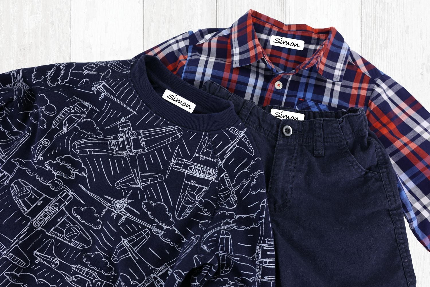 Avery Permanent No-Iron White Clothing Labels, Pack of 36, 1/2" x 1-3/4"