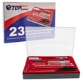thumbnail image 7 of Pro 23pc Spray Gun Cleaning Kit Case HVLP Air Tool Paint Gravity Detail Airbrush, 7 of 7