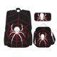 thumbnail image 1 of Disketp Spider On The Web Mochila Estampada de Gran Capacidad con Lonchera y Estuche, Set de 3 Piezas para Estudiantes, 1 of 7