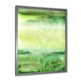 thumbnail image 2 of Designart 'Pastel Abstract With Beige and Dark Green & Spots' Modern Framed Art Print, 2 of 4
