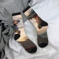 thumbnail image 5 of Fuzoiu Friendship Dragon Print Athletic Crew Socks for Men & Women,Casual Crew Socks,Above Ankle Crew Socks for Business, Casual, 5 of 6