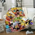 thumbnail image 5 of Fashion Dragon Ball Animation Pattern Nap Blanket 3D Digital Printed Bedroom Sofa Soft Comfortable Flannel Lamb Sherpa Blanket, 5 of 5