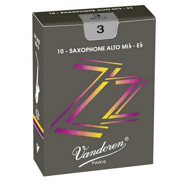 Vandoren Alto Sax ZZ Reeds Strength #3; Box of 10