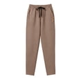 thumbnail image 2 of Nolissa Capri Pants for Women Drawstring Casual Palazzo Trousers Cropped Joggers with Pockets Loose Lounge Pants, 2 of 7