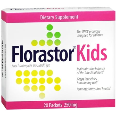 Florastor Kids Packets 20 Each (Pack of 4)