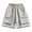 White, variant on Men's Multi-Pocket Workwear Shorts for Outdoor and Casual Wear, Soft 100% Polyester Comfort Fit Daily Shorts