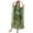 Green, variant on Kimono Sleeves V Neck Kaftan Printed Rayon - Women's Elegant Kaftan