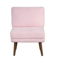 thumbnail image 2 of Lifestyle Solutions Chaise d'Appoint Dalton en Tissu Rose, 2 of 5