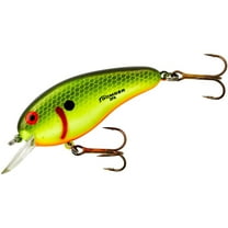 Bomber Deep Flat A 3/8 oz Fishing Lure - Chartreuse/Black Scales