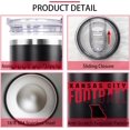 thumbnail image 3 of Kansas City 40 OZ Tumbler Cup Gifts for Men Women Insulated Stainless Steel Coffee Travel Mug with Lid and Straw, 3 of 6