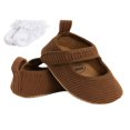 thumbnail image 1 of Baby Shoes Solid Color Ribbed Walking Shoes Soft Sole Footwear, 1 of 5
